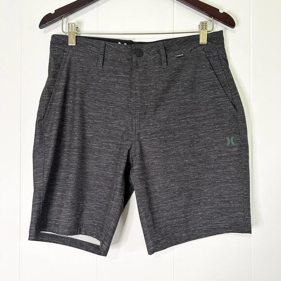 Hurley Other - Hurley Heathered Gray Casual Amphibians Shorts Boardshorts Men's Size 30